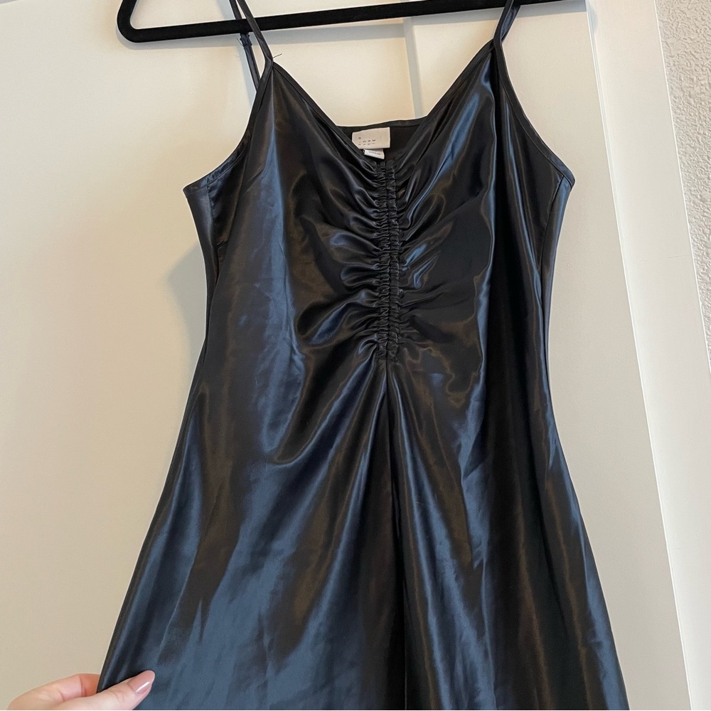 A New Day Target black satin dress
